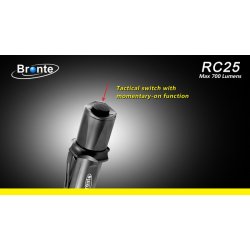 Bronte RC 25 taktisk lygte 5 modes