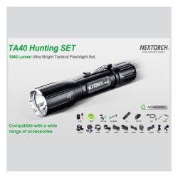 NexTORCH TA40 lygte-st  1040 lumen
