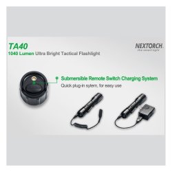 NexTORCH TA40 lygte-st  1040 lumen