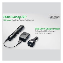 NexTORCH TA40 lygte-st  1040 lumen