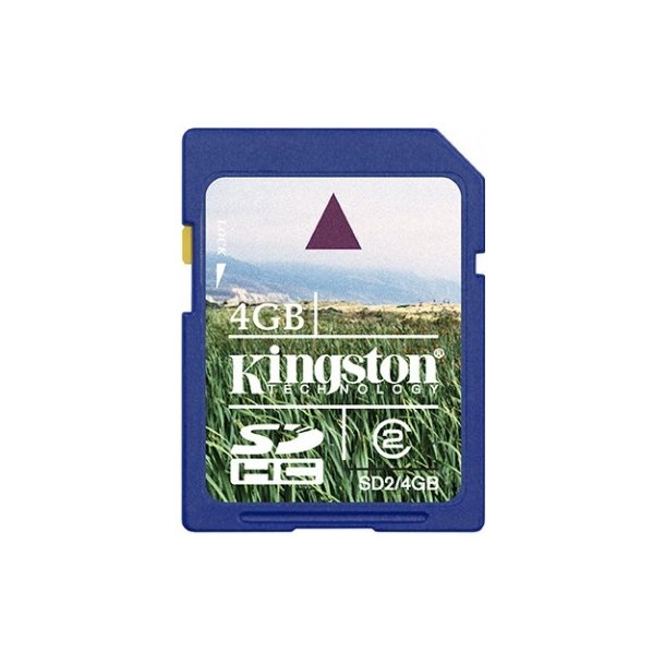 SD-kort Kingston 4GB Secure Digital High-Capacity