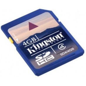 SD-kort 4 GB Kingston Secure Digital High-Capacity